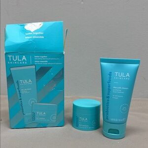 TULA Travel 1.67 oz Cleansing & 0.5 oz Hydrating Duo - NEW Better Together